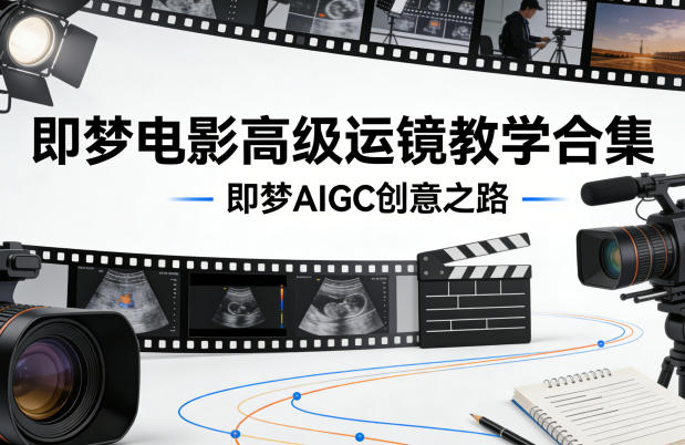 即梦电影高级运镜教学合集：AIGC创意之路-资源项目网