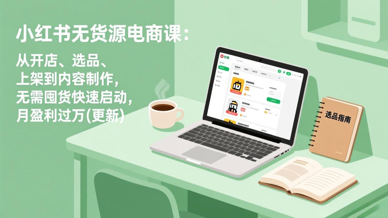 小红书无货源电商课程（5月12日更新）-资源项目网