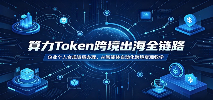 算力Token跨境变现全攻略：企业与个人合规资质办理指南，AI智能体自动化变现教学-资源项目网