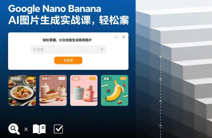 Google Nano Banana AI图片生成实战课，小白也能轻松掌握-资源项目网