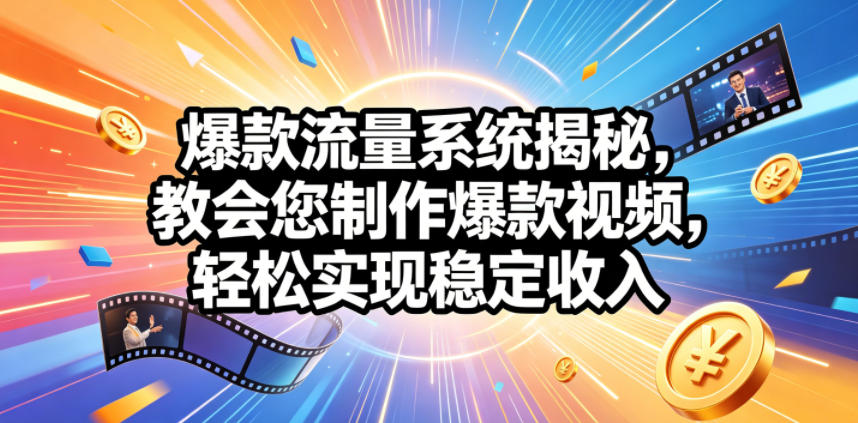 揭秘爆款视频制作:稳定收入的秘诀,双语字幕原创分享-资源项目网