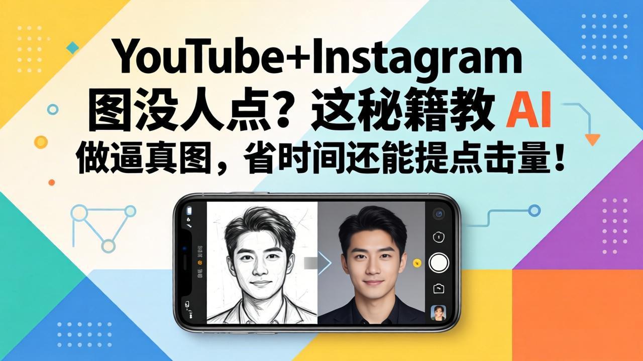 YouTube和Instagram图没人点?AI逼真图制作秘籍,节省时间提升点击量-资源项目网
