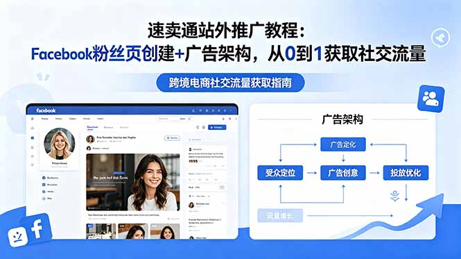 速卖通站外推广指南:Facebook粉丝页建设与广告策略,从零起步获取社交流量-资源项目网