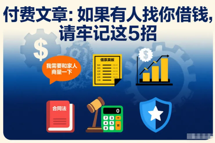 5招应对借钱请求：如何妥善处理付费文章-资源项目网