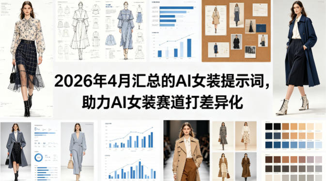 2026年4月AI女装提示词汇总，助力AI女装赛道差异化-资源项目网