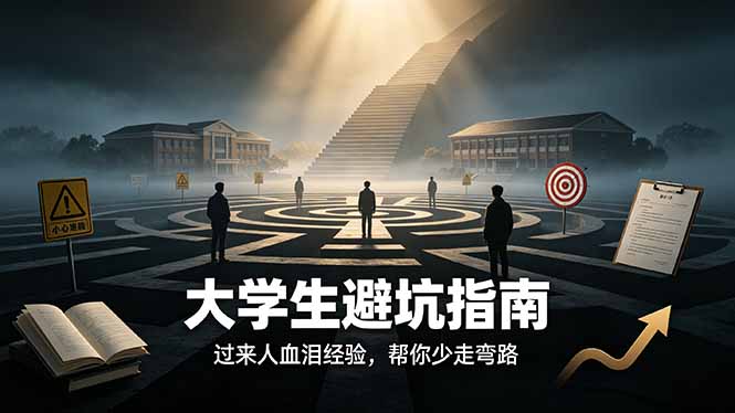 大学生必看：避坑指南，过来人经验分享，少走弯路-资源项目网