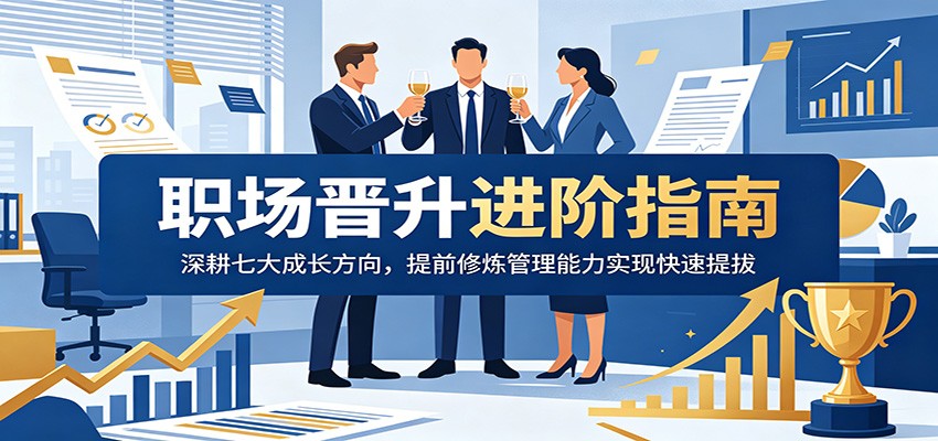 职场晋升必读：七大成长方向，提前修炼管理能力加速提拔-资源项目网