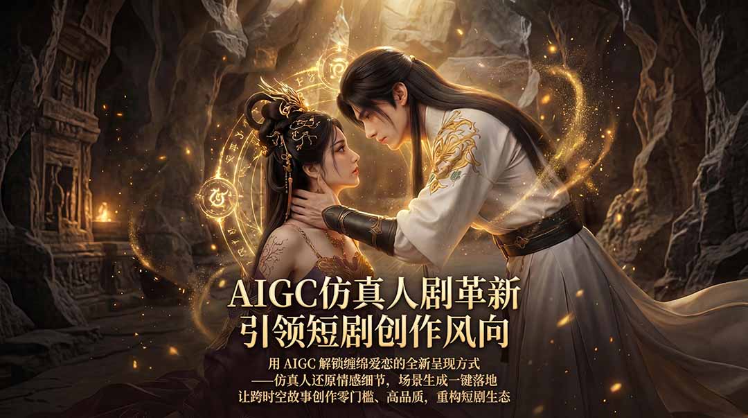 AIGC助力仙侠短剧创新，一键生成高质场景，轻松打造爆款剧集-资源项目网