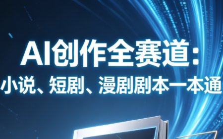 AI创作全赛道：小说、短剧、漫剧剧本一本通(更新至5月)-资源项目网
