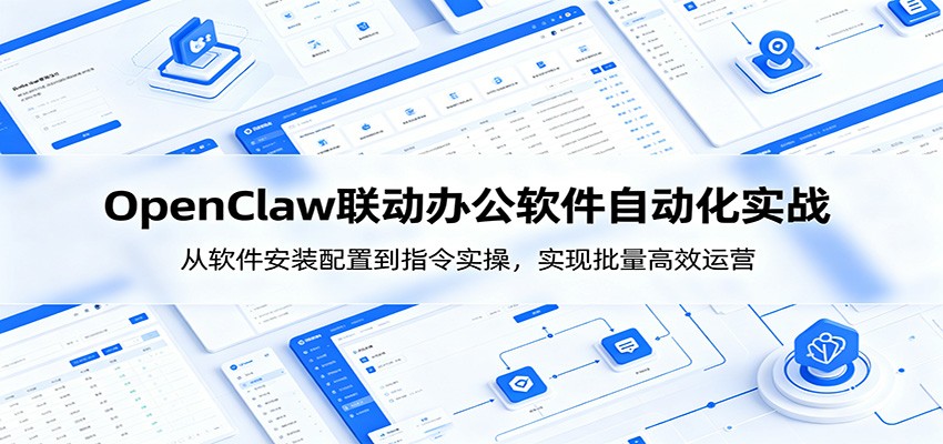OpenClaw自动化实操课：掌握软件安装与指令操作，提升批量运营效率-资源项目网