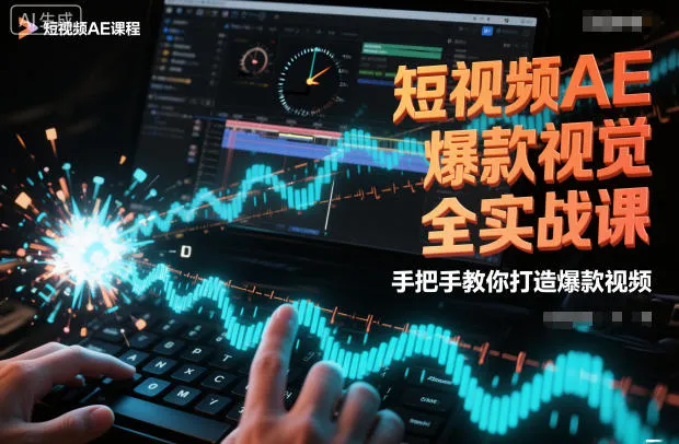 短视频AE视觉全实战课程:手把手打造爆款视频-资源项目网