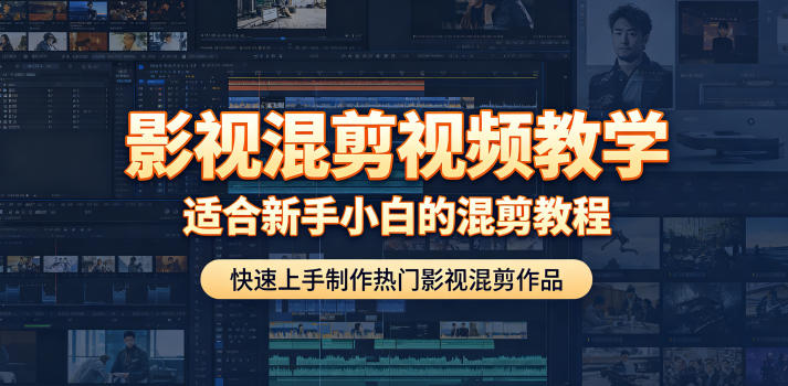 新手入门影视混剪教程：快速制作热门混剪作品-资源项目网
