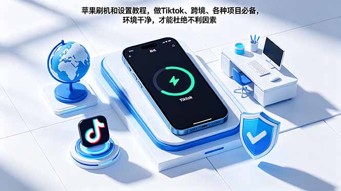 苹果设备刷机与设置指南：TikTok、跨境项目必备，确保环境纯净-资源项目网