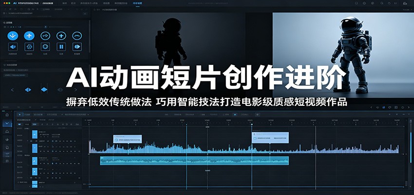 AI动画短片创作进阶:告别低效传统,智能技法打造电影级质感短视频-资源项目网