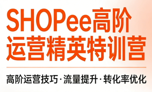 梦凡老师Shopee虾皮高阶运营课程(更新至5月)-资源项目网