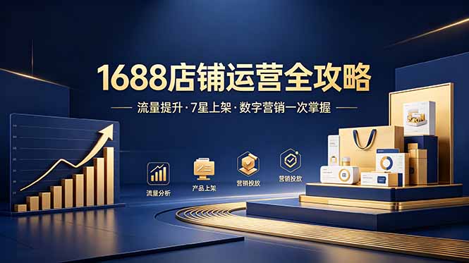 1688店铺流量提升、产品评分优化与数字营销技巧全解析（更新至6月）-资源项目网