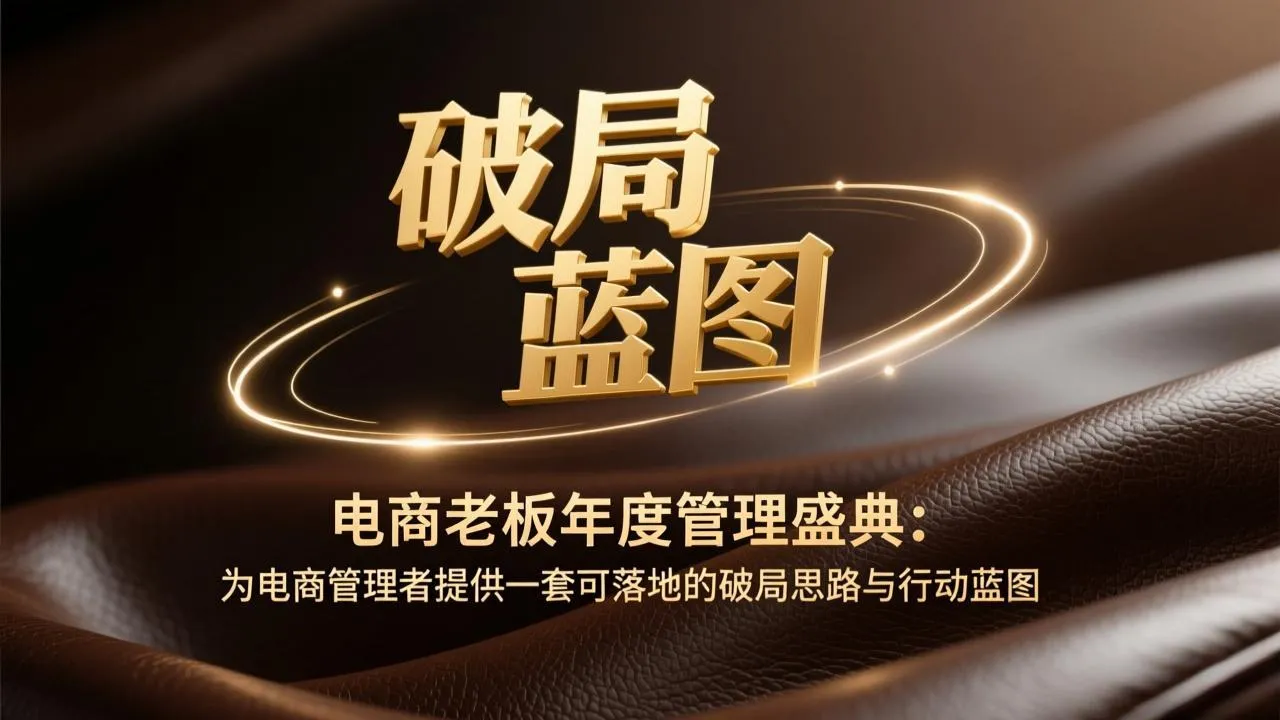 电商管理者年度盛典：破局思路与行动蓝图-资源项目网