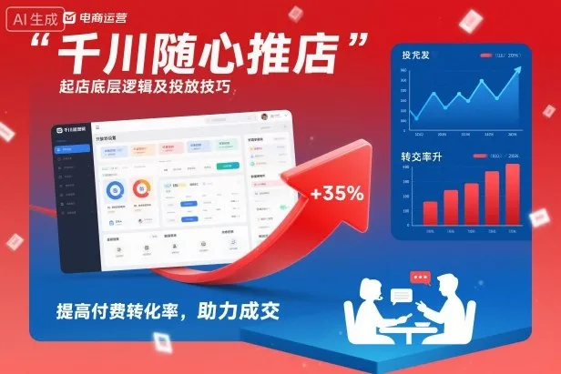 千川推广底层逻辑与技巧：提升付费转化率，助力成交-资源项目网