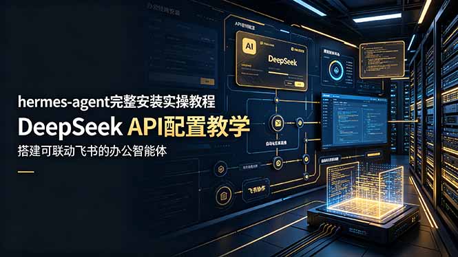 Hermes Agent完整安装与DeepSeek API配置教程，搭建飞书办公智能体-资源项目网