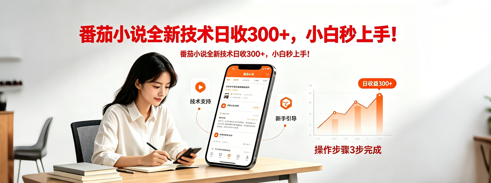 番茄小说新技术带来日赚300+的简单玩法-资源项目网
