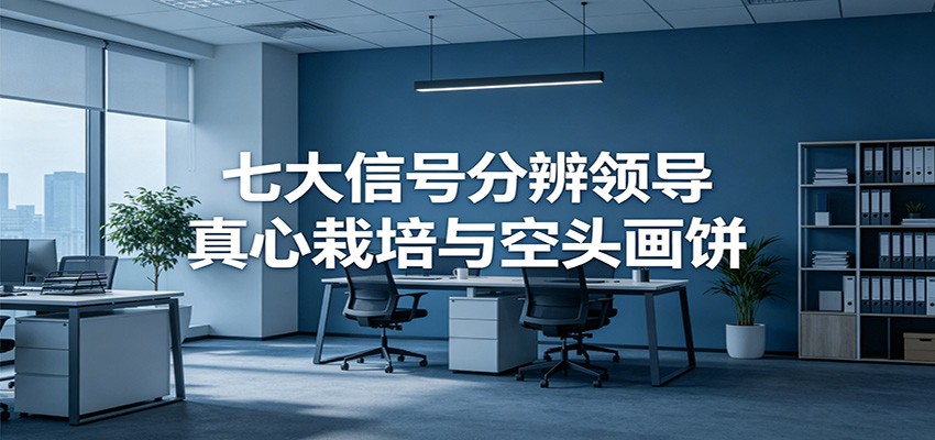 《领导真心栽培与空头画饼：七大信号解析管理背后的人性逻辑》-资源项目网