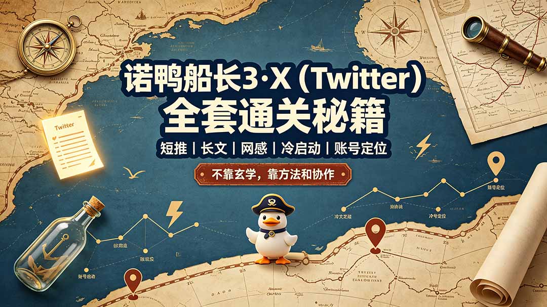 ‘诺鸭船长3·X: Twitter上的冒险旅程’-资源项目网