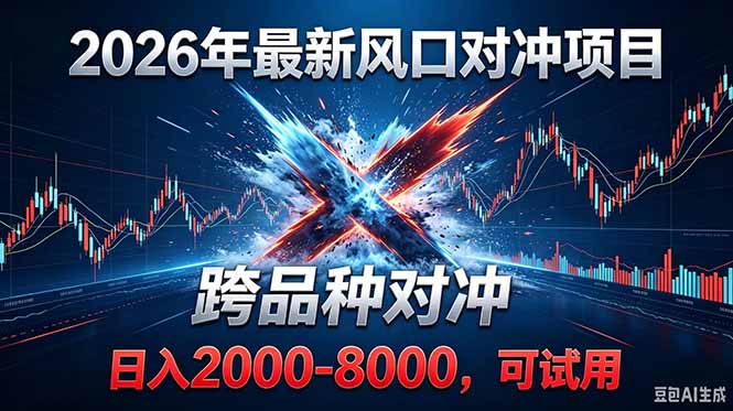 2026年创业新机遇:最新对冲策略,跨品种日收益高达2000-6000元-资源项目网