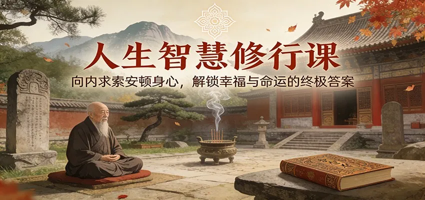 人生智慧修行课：探索内心，解锁幸福与命运的终极答案-资源项目网