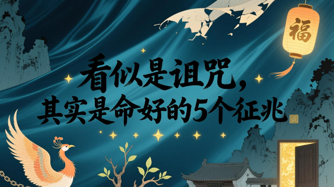 揭秘：5个征兆预示你命好，并非诅咒-资源项目网