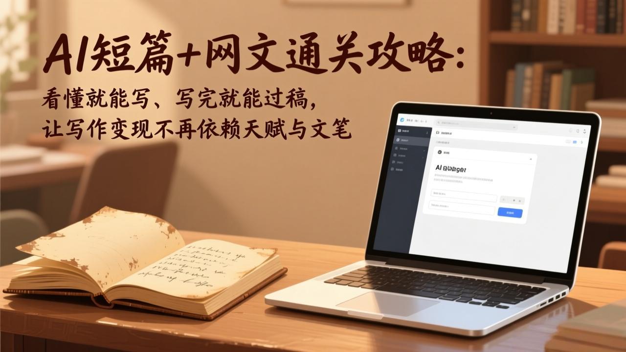 AI短篇网文写作通关攻略：4月更新，看懂就能写，过稿不再依赖天赋与文笔-资源项目网