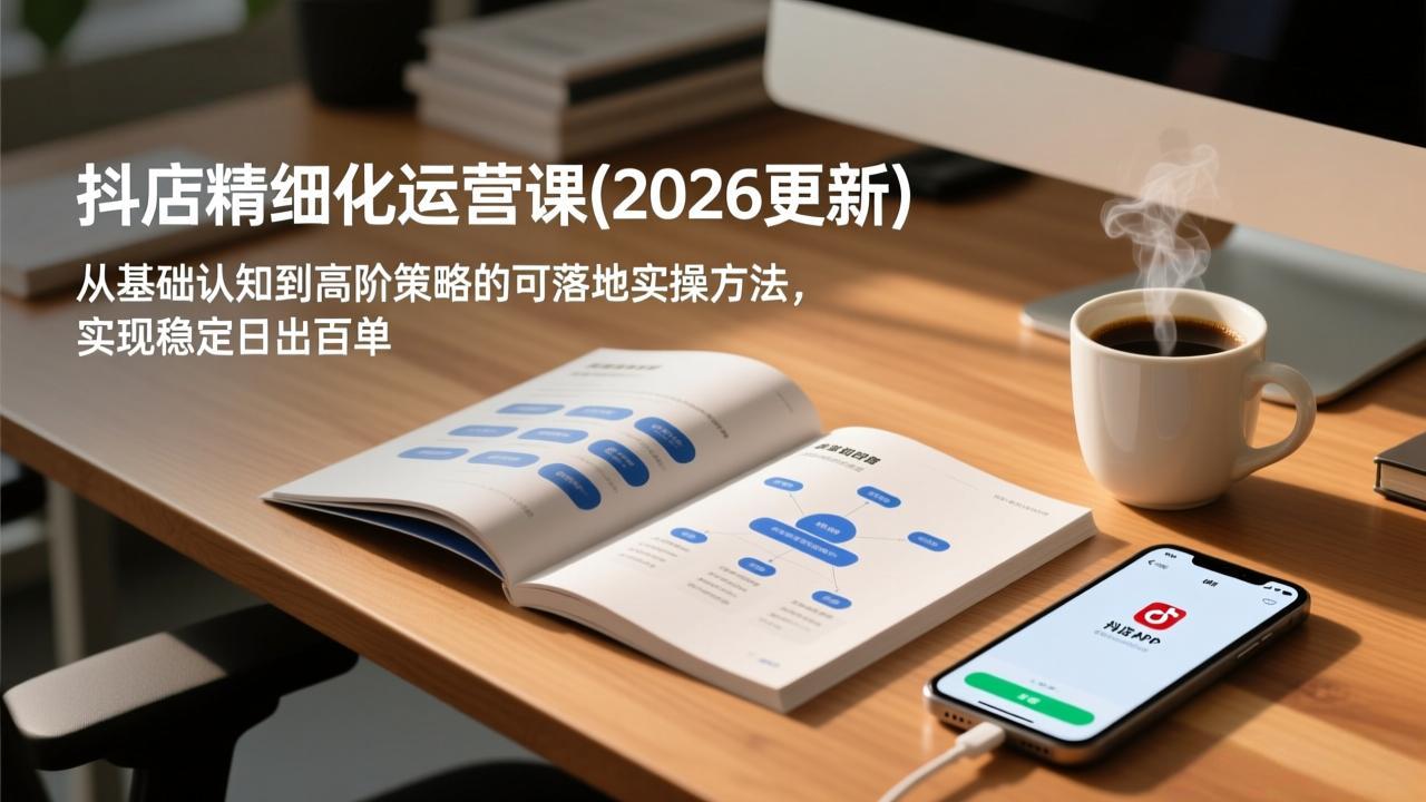 抖店精细化运营课程（更新至5月）-资源项目网