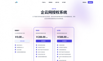 企云网多应用授权系统V2.0源码无加密-第20张图片