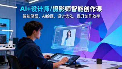 AI+设计师/摄影师智能创作课:智能修图、AI绘画、设计优化,提升创作效率-第20张图片 AI+设计师/摄影师智能创作课:智能修图、AI绘画、设计优化,提升创作效率-第20张图片