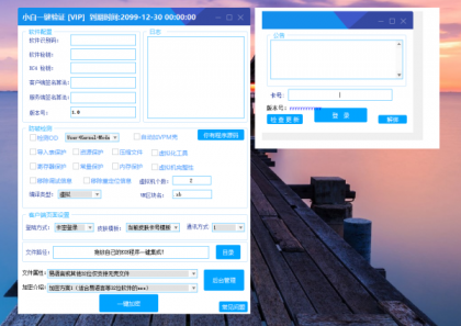 小白网络验证1.9 一键加密EXE支持X32 X64-资源项目网
