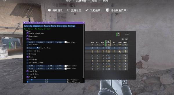 CS2·Overlay外部DX11绘制自瞄扳机辅助-资源项目网