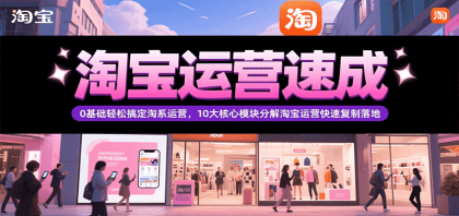 淘宝运营速成,0基础轻松搞定网店运营,10大核心模块分解快速复制落地(更新)--第20张图片 淘宝运营速成,0基础轻松搞定网店运营,10大核心模块分解快速复制落地(更新)--第20张图片