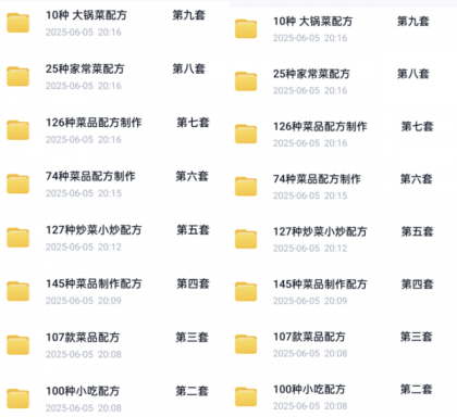 700种中式快餐技术配方大锅菜盒饭炒菜外卖配方各种食材调料配比-第18张图片