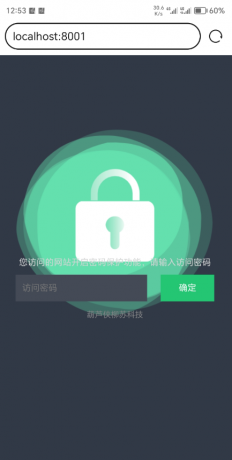 密码访问单页自定义跳转页面源码分享-资源项目网