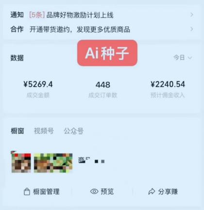 视频号AI种子带货 0粉  0保证金就可做 人人能做 实操日入上千-第15张图片