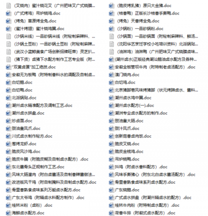 卤味大全：揭秘全国热门小吃的秘制配方，精准到克！-资源项目网