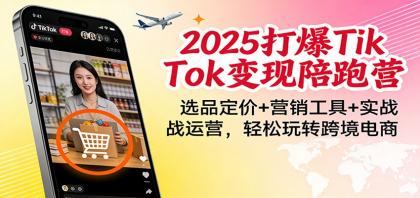 2025年，轻松玩转TikTok跨境电商：选品、定价、营销工具与实战运营技巧-资源项目网