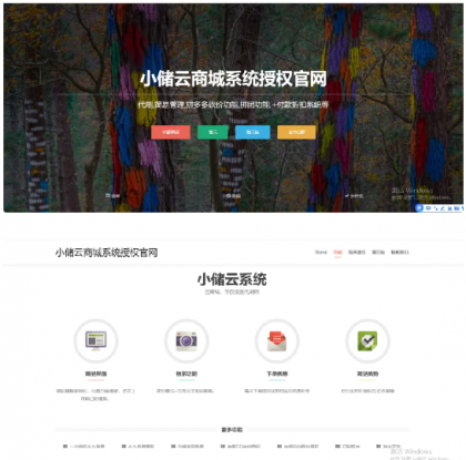 大气某商城系统官网介绍源码，html源码记事本修改上传服务器即可-资源项目网