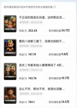 潮式无厘头抖音变现课，独创工业化生产流程，单号月收益2万+-