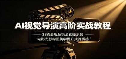 掌握AI视觉导演技巧，提升电影光影构图美学，38类影视运镜提示词实战教程-资源项目网
