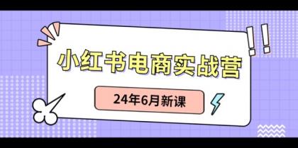 小红书电商实战营:小红书笔记带货和无人直播,24年6月新课-资源项目网